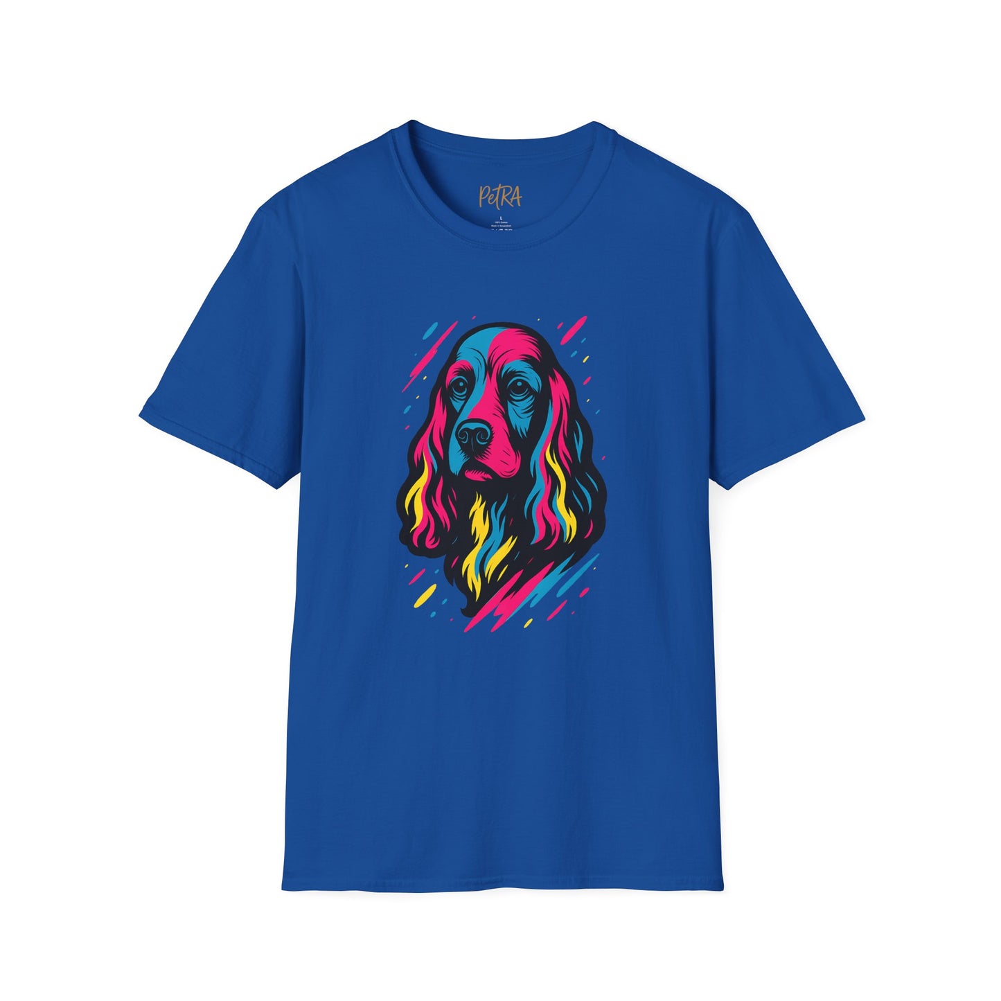 Cocker Spaniel T Shirt – Neo Pop Art Portrait – Unisex Fit