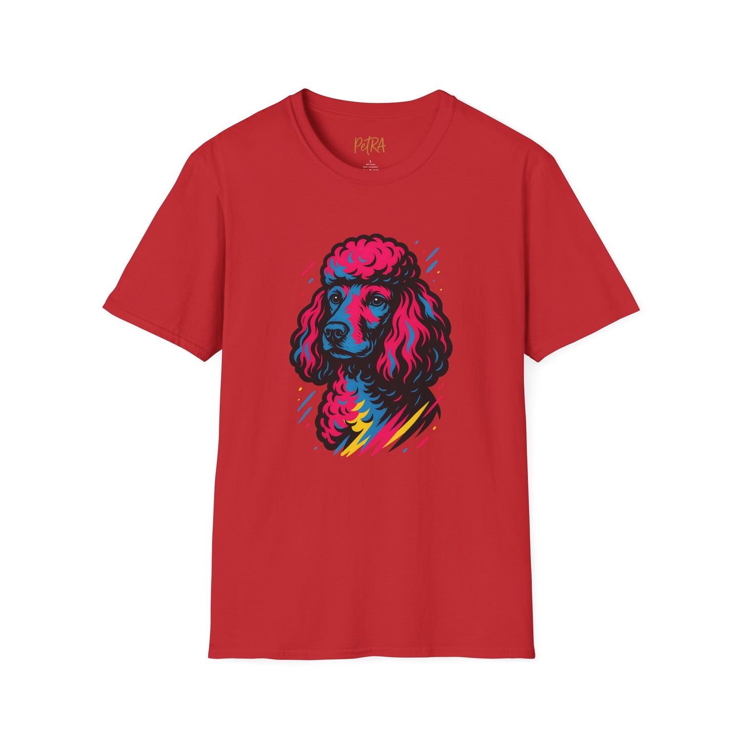 Poodle T Shirt – Neo Pop Art Portrait – Unisex Fit