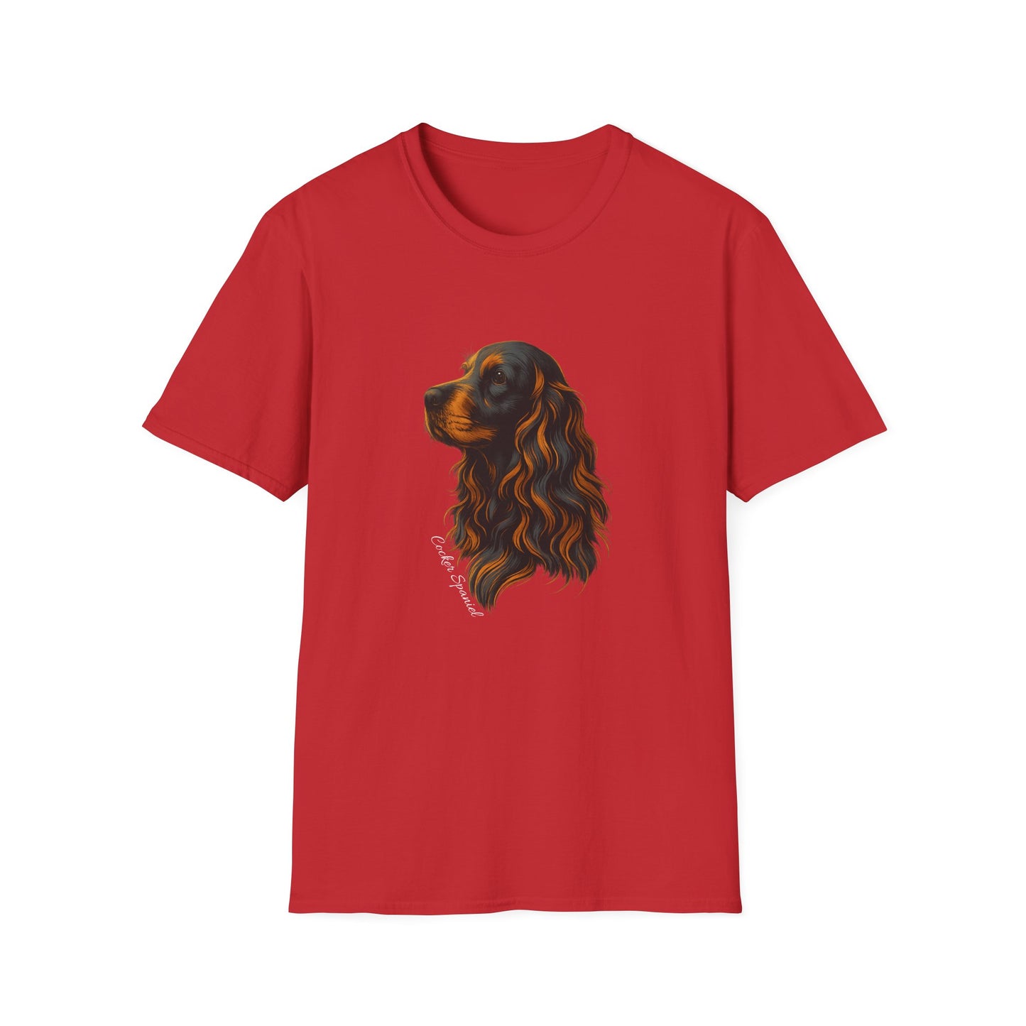 Cocker Spaniel T Shirt – Elegant Head Study Portrait – Unisex Fit