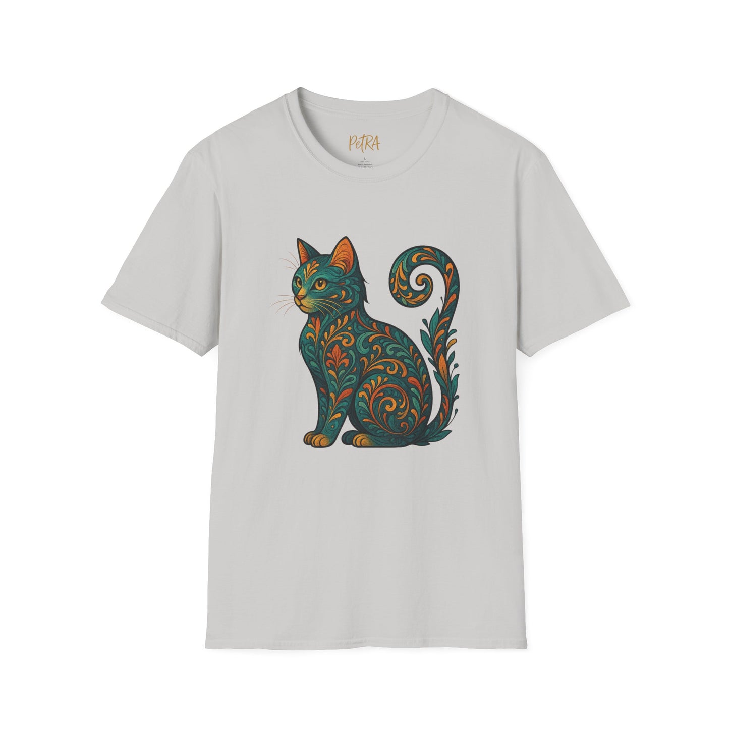 Cat Tee – Vintage Baroque Feline Design – Unisex Fit
