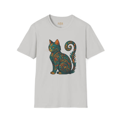 Cat Tee – Vintage Baroque Feline Design – Unisex Fit