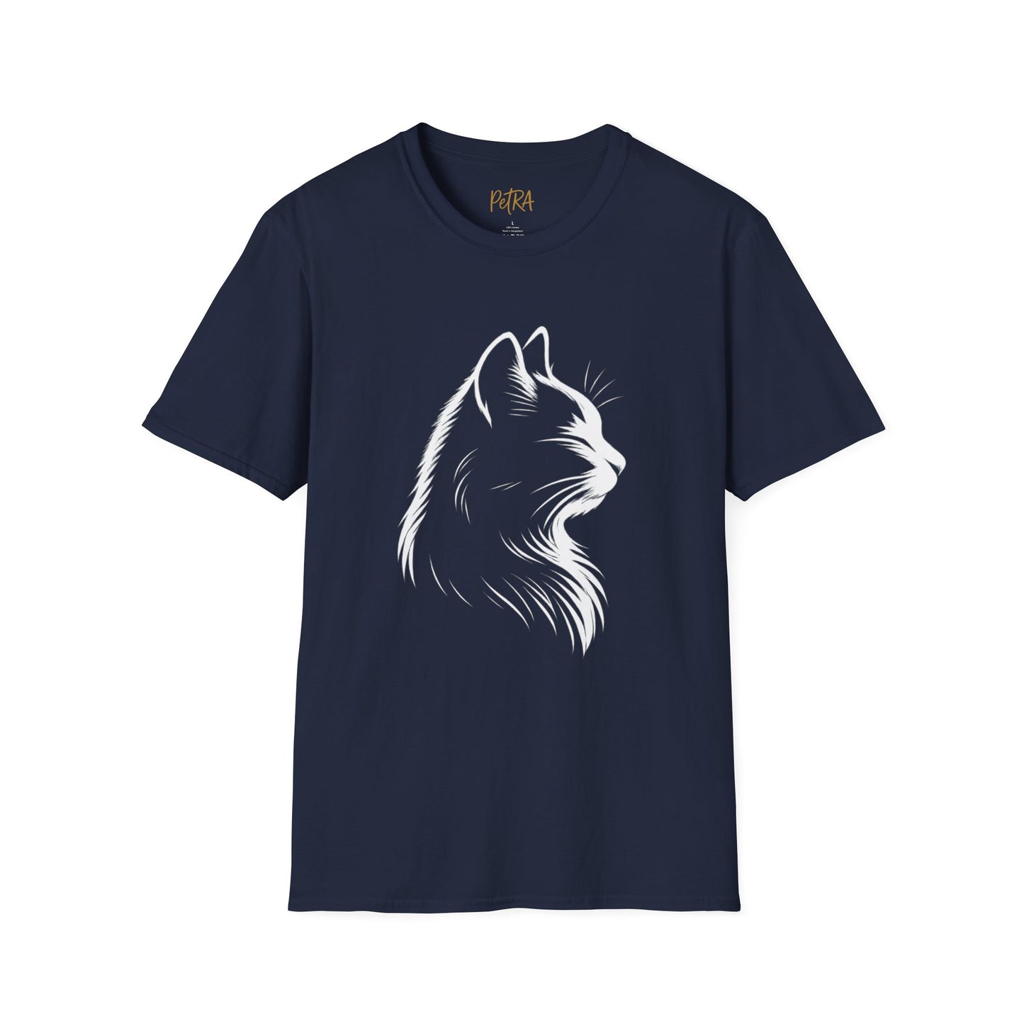 Cat Tee – Elegant Sketch Silhouette – Unisex Fit