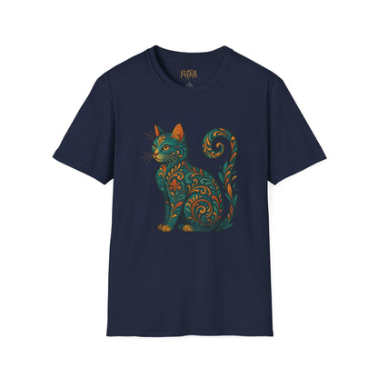 Cat Tee – Vintage Baroque Feline Design – Unisex Fit