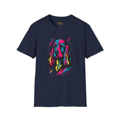 Cocker Spaniel T Shirt – Neo Pop Art Portrait – Unisex Fit