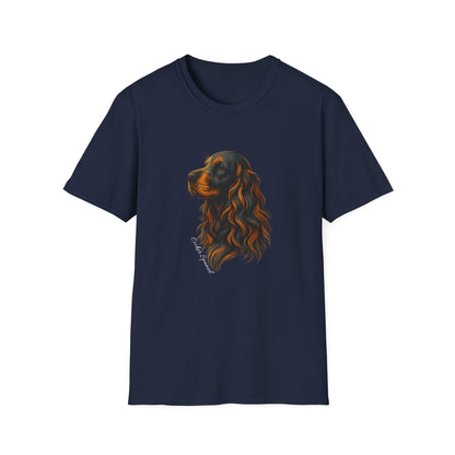 Cocker Spaniel T Shirt – Elegant Head Study Portrait – Unisex Fit