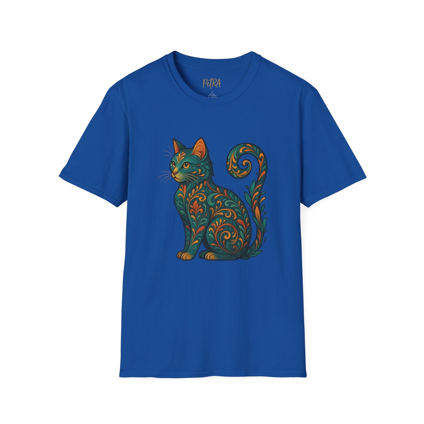 Cat Tee – Vintage Baroque Feline Design – Unisex Fit