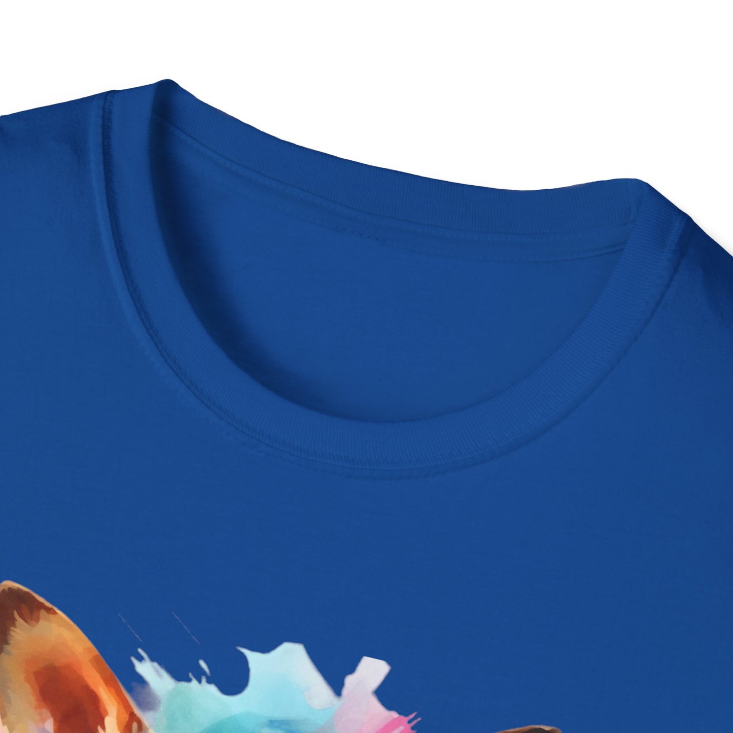 Chihuahua Tee – 'Chihuahua Mum' Watercolor Splash Design – Unisex Fit