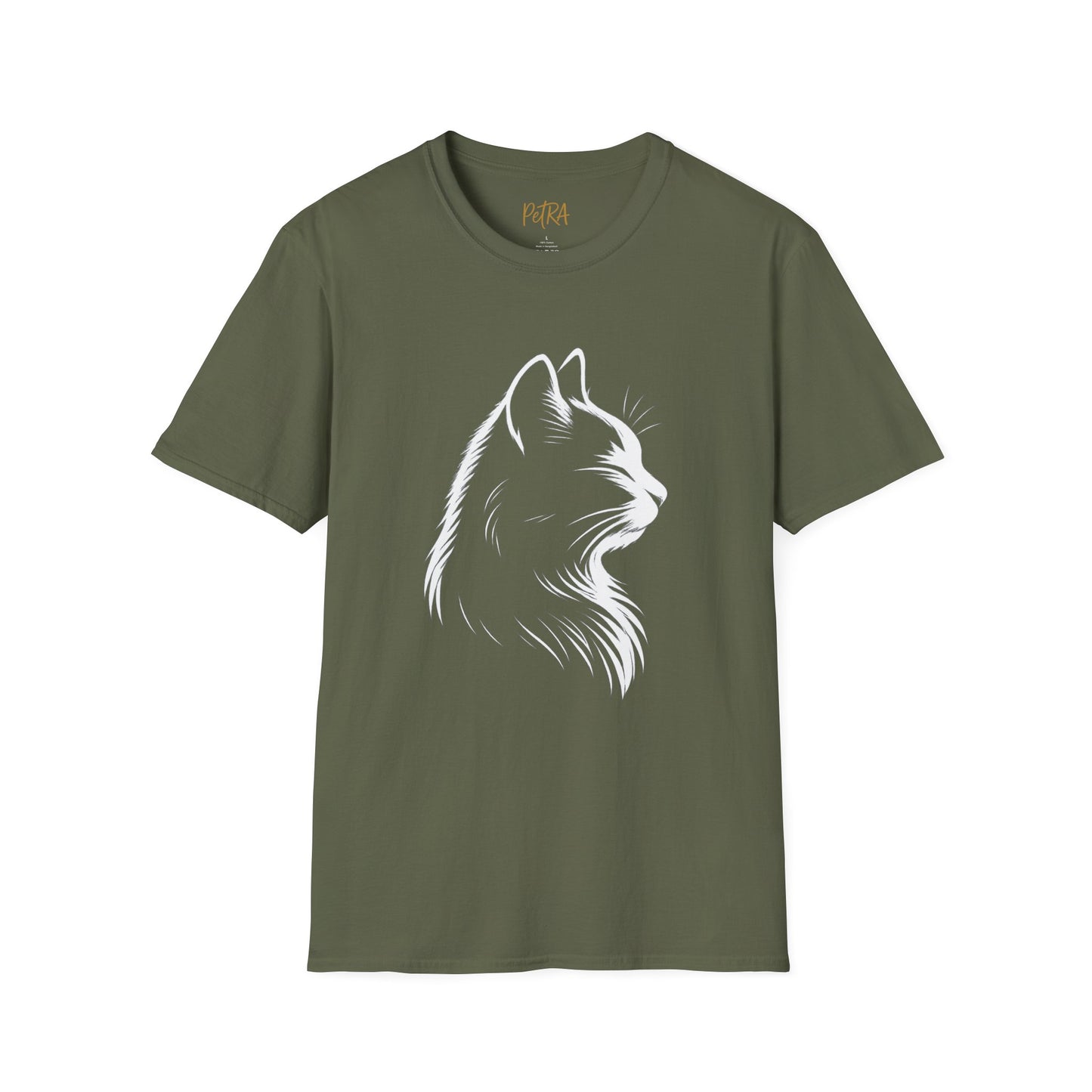 Cat Tee – Elegant Sketch Silhouette – Unisex Fit