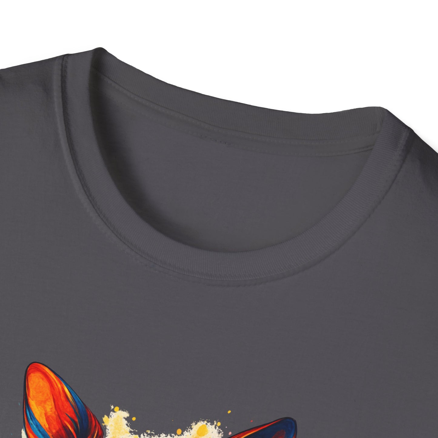 Chihuahua T Shirt – Vibrant Swirl Portrait (Red/Orange Series) – Unisex Fit