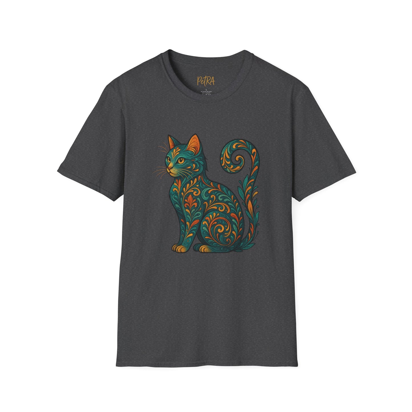 Cat Tee – Vintage Baroque Feline Design – Unisex Fit