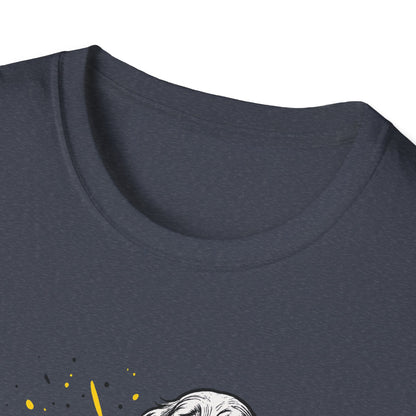 Cocker Spaniel Tee – Spilled Paint Design – Unisex Fit