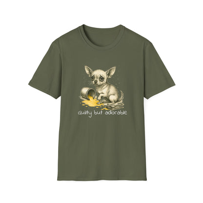Chihuahua T Shirt – Spilled Paint Design – Unisex Fit