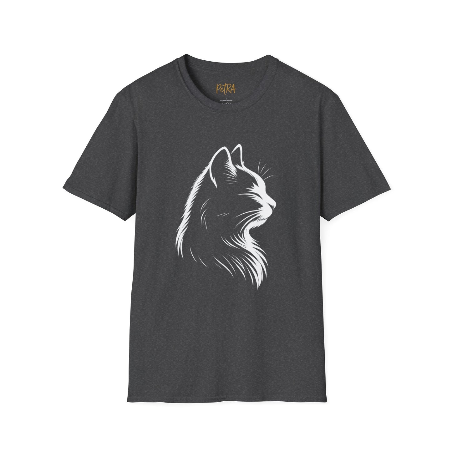 Cat Tee – Elegant Sketch Silhouette – Unisex Fit