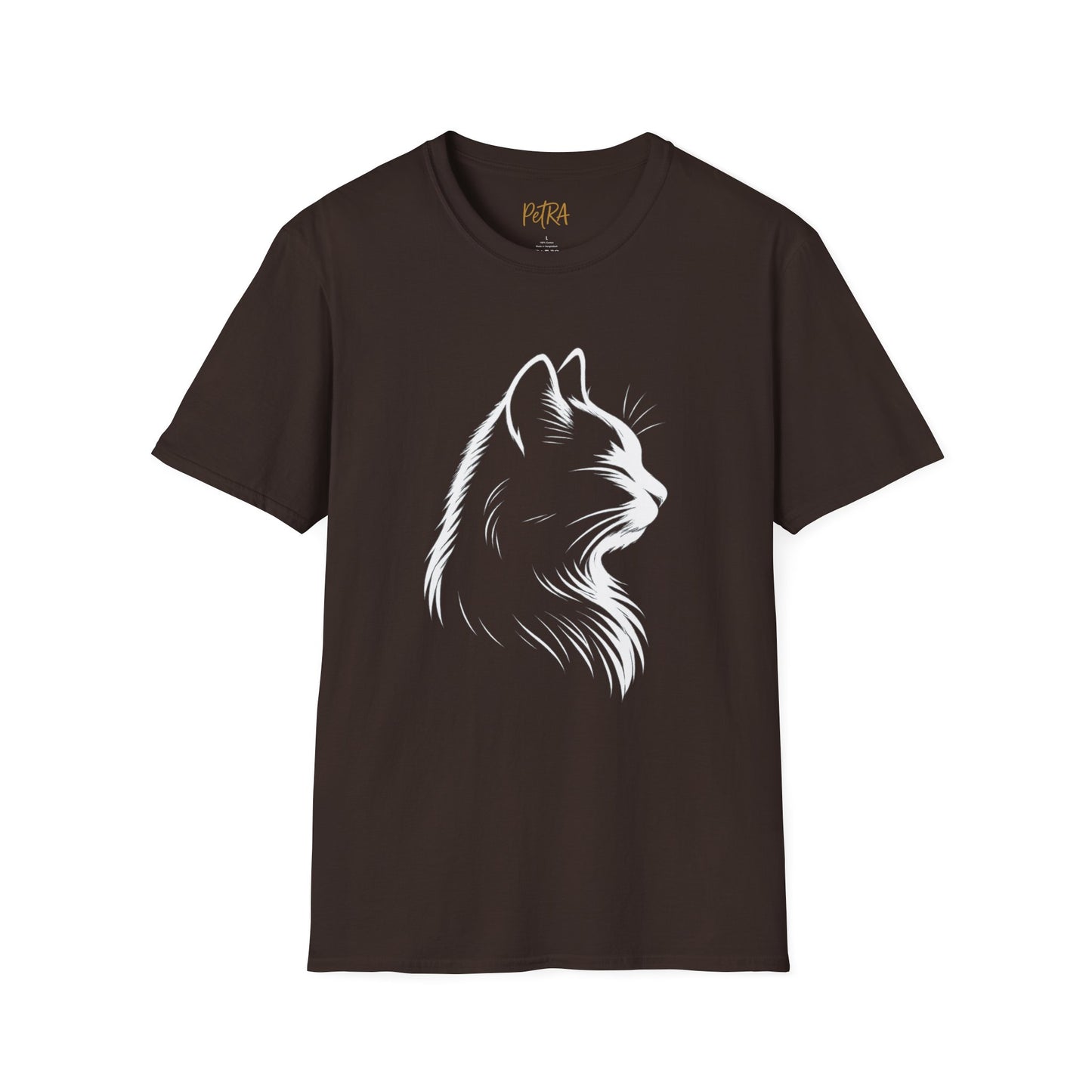 Cat Tee – Elegant Sketch Silhouette – Unisex Fit