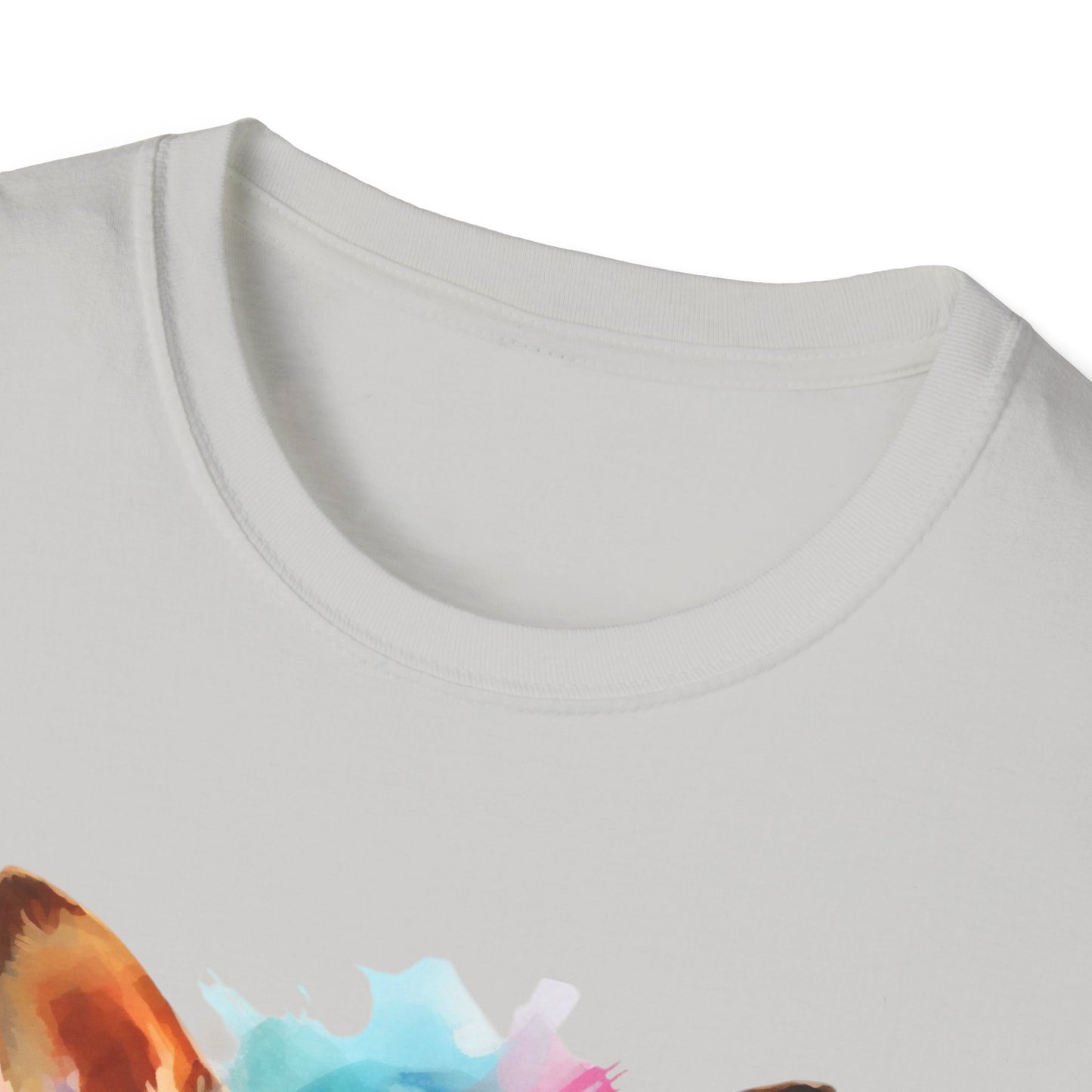Chihuahua Tee – 'Chihuahua Mum' Watercolor Splash Design – Unisex Fit
