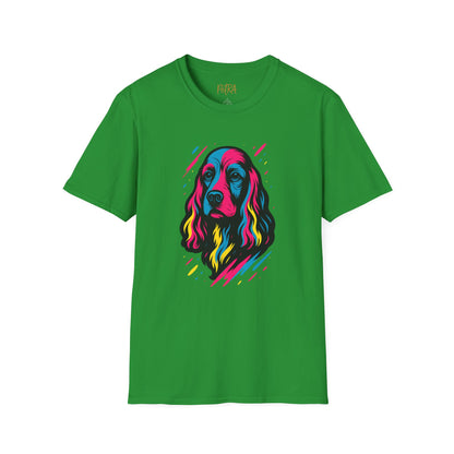 Cocker Spaniel T Shirt – Neo Pop Art Portrait – Unisex Fit