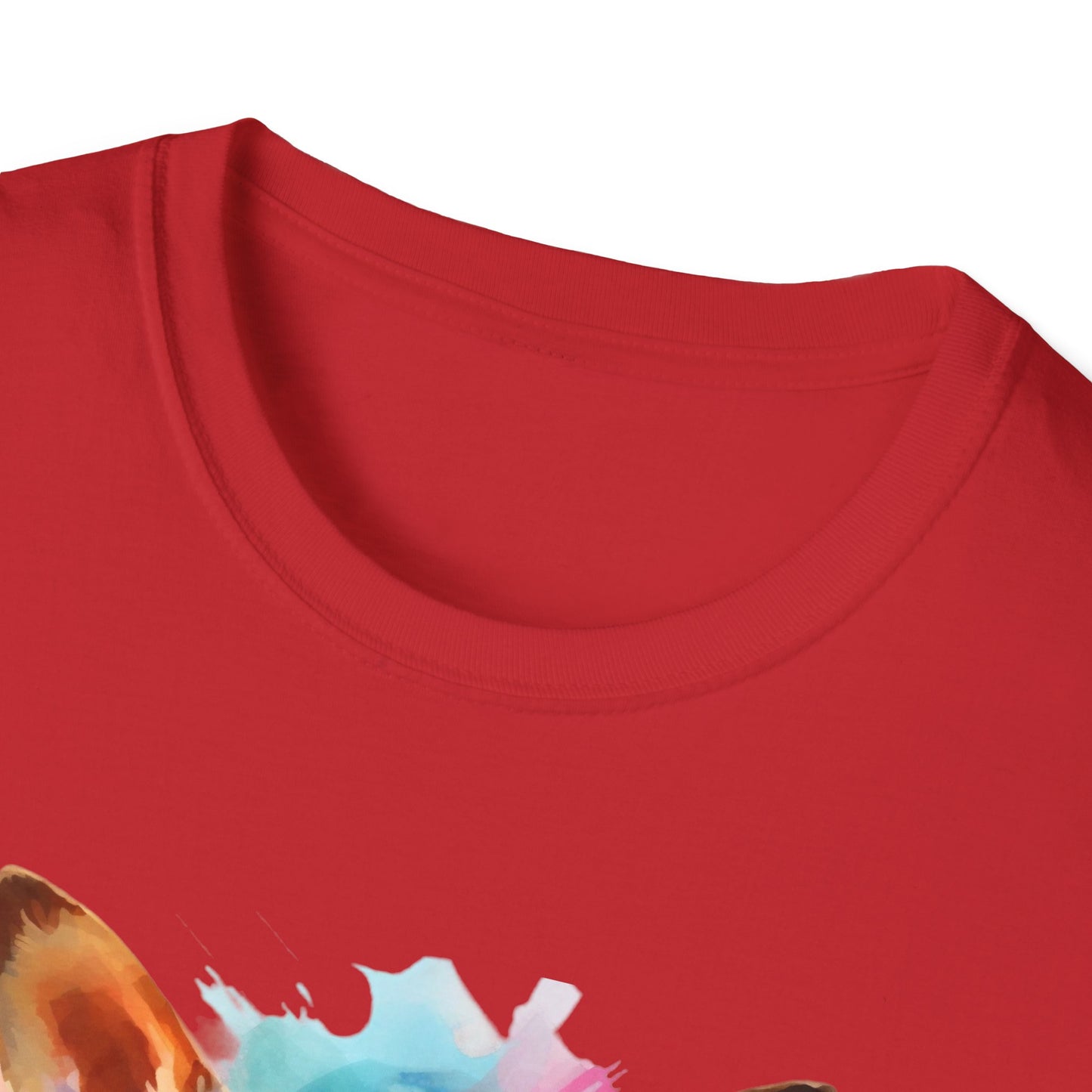 Chihuahua Tee – 'Chihuahua Mum' Watercolor Splash Design – Unisex Fit