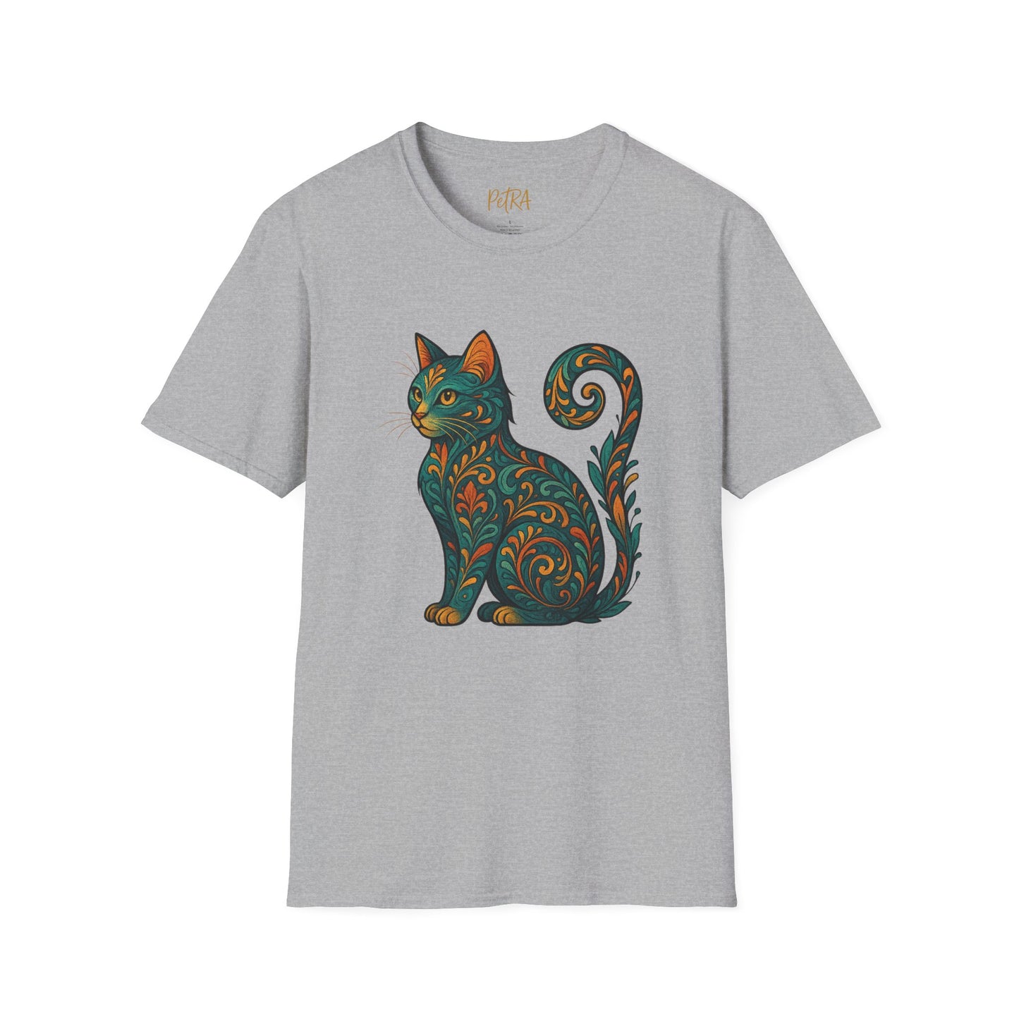 Cat Tee – Vintage Baroque Feline Design – Unisex Fit