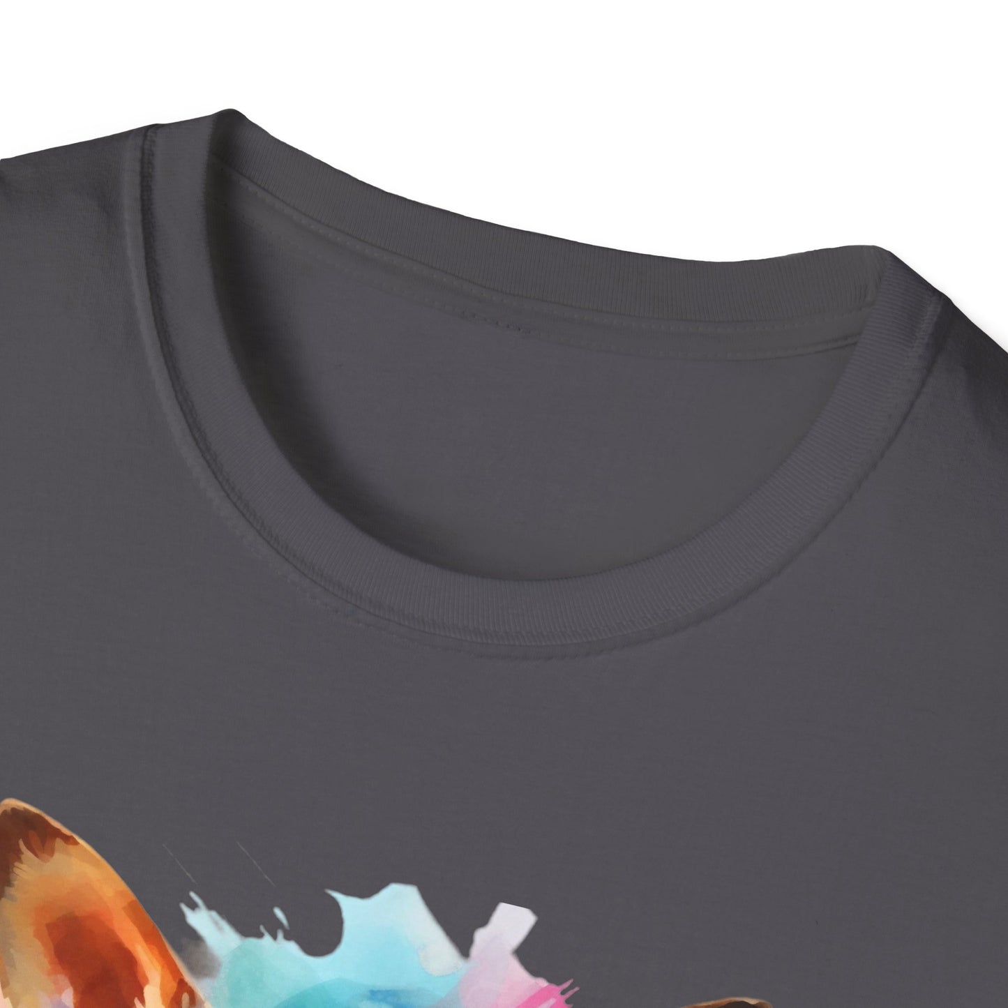 Chihuahua Tee – 'Chihuahua Mum' Watercolor Splash Design – Unisex Fit