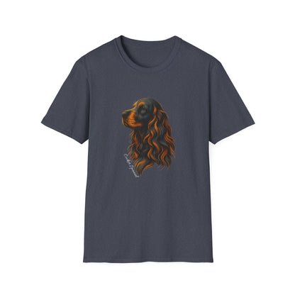 Cocker Spaniel T Shirt – Elegant Head Study Portrait – Unisex Fit