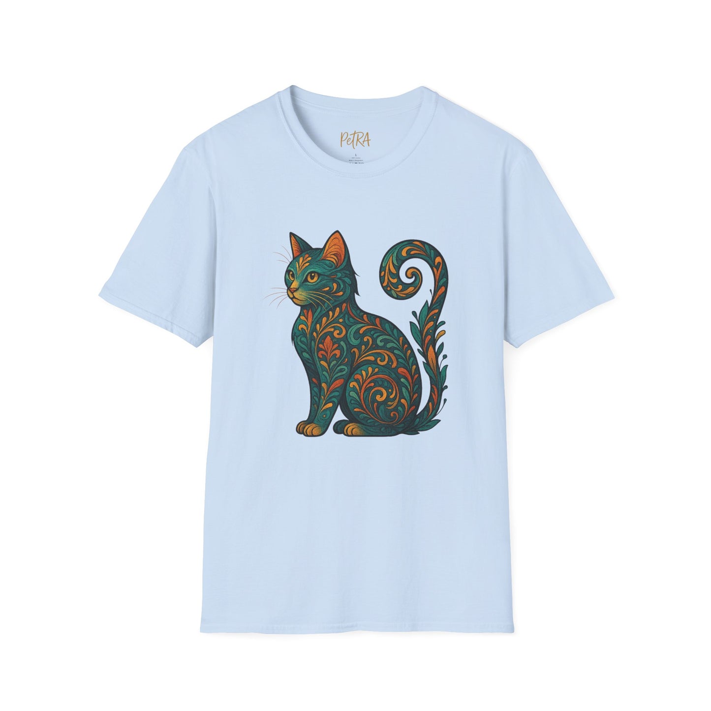 Cat Tee – Vintage Baroque Feline Design – Unisex Fit