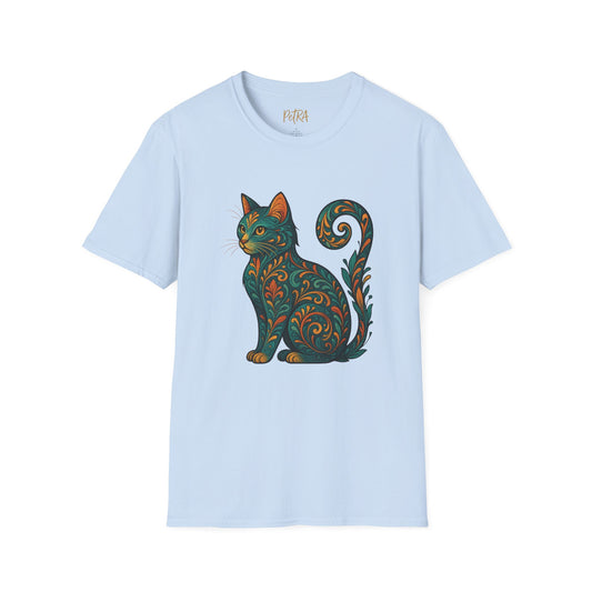 Cat Tee – Vintage Baroque Feline Design – Unisex Fit