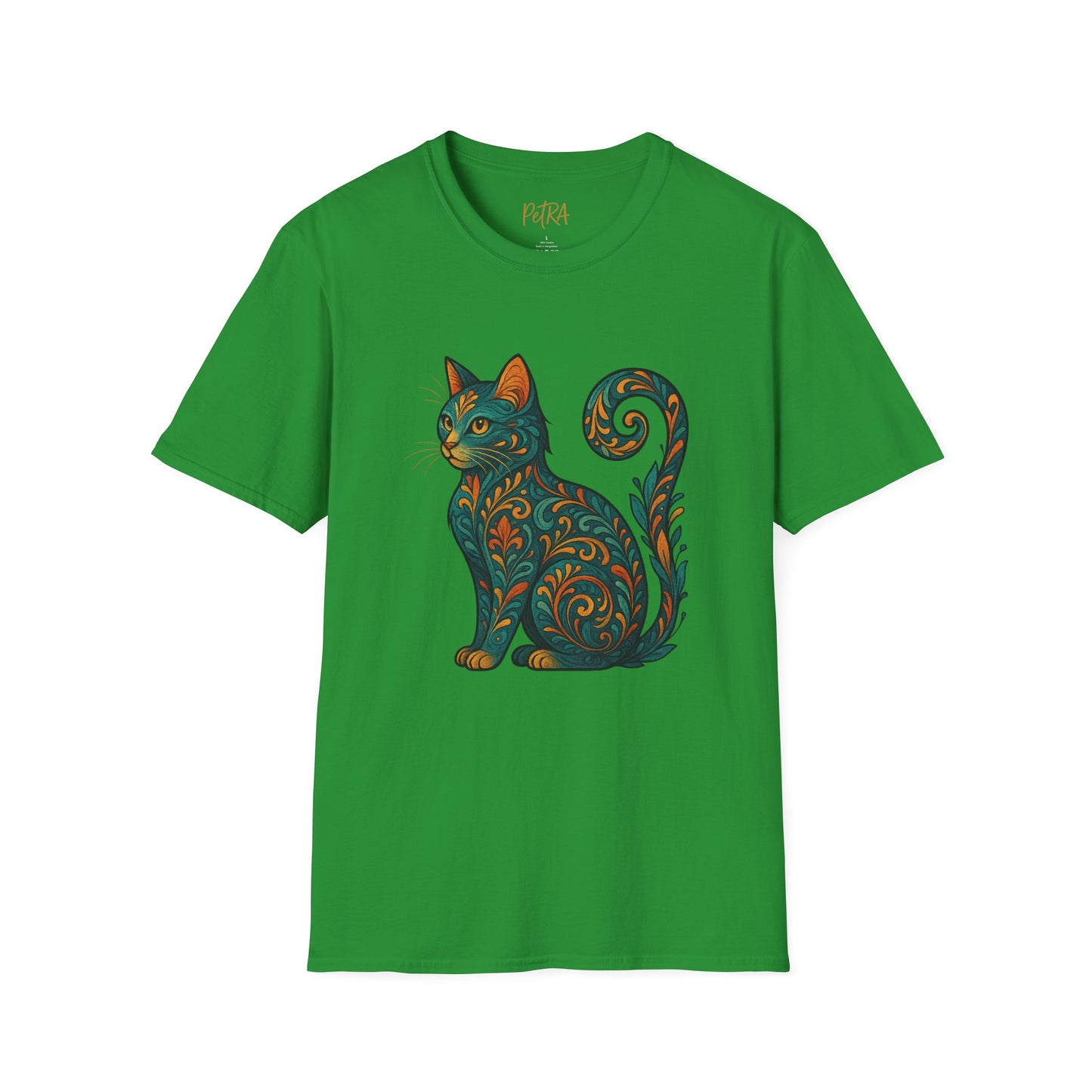 Cat Tee – Vintage Baroque Feline Design – Unisex Fit