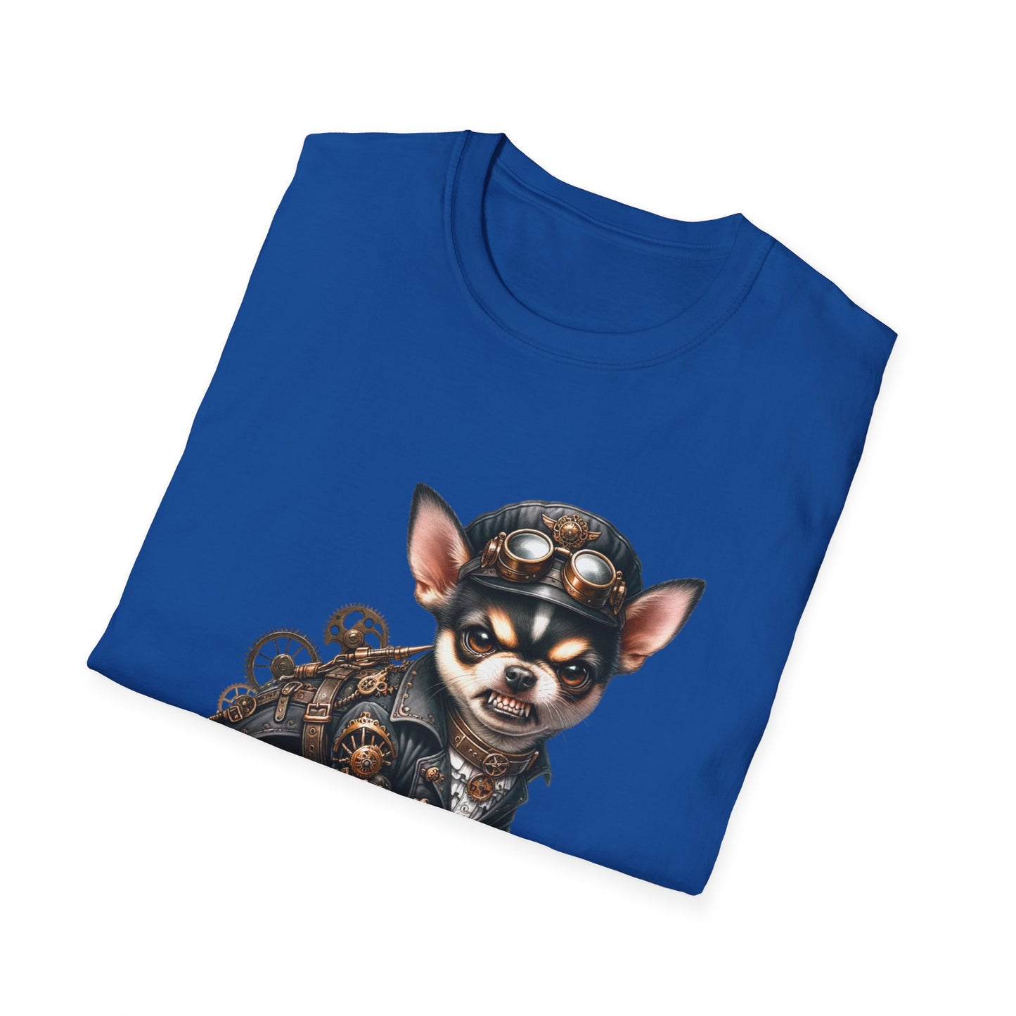 Chihuahua Tee – 'Tiny but Lethal' Steampunk Cosplay Design – Unisex Fit