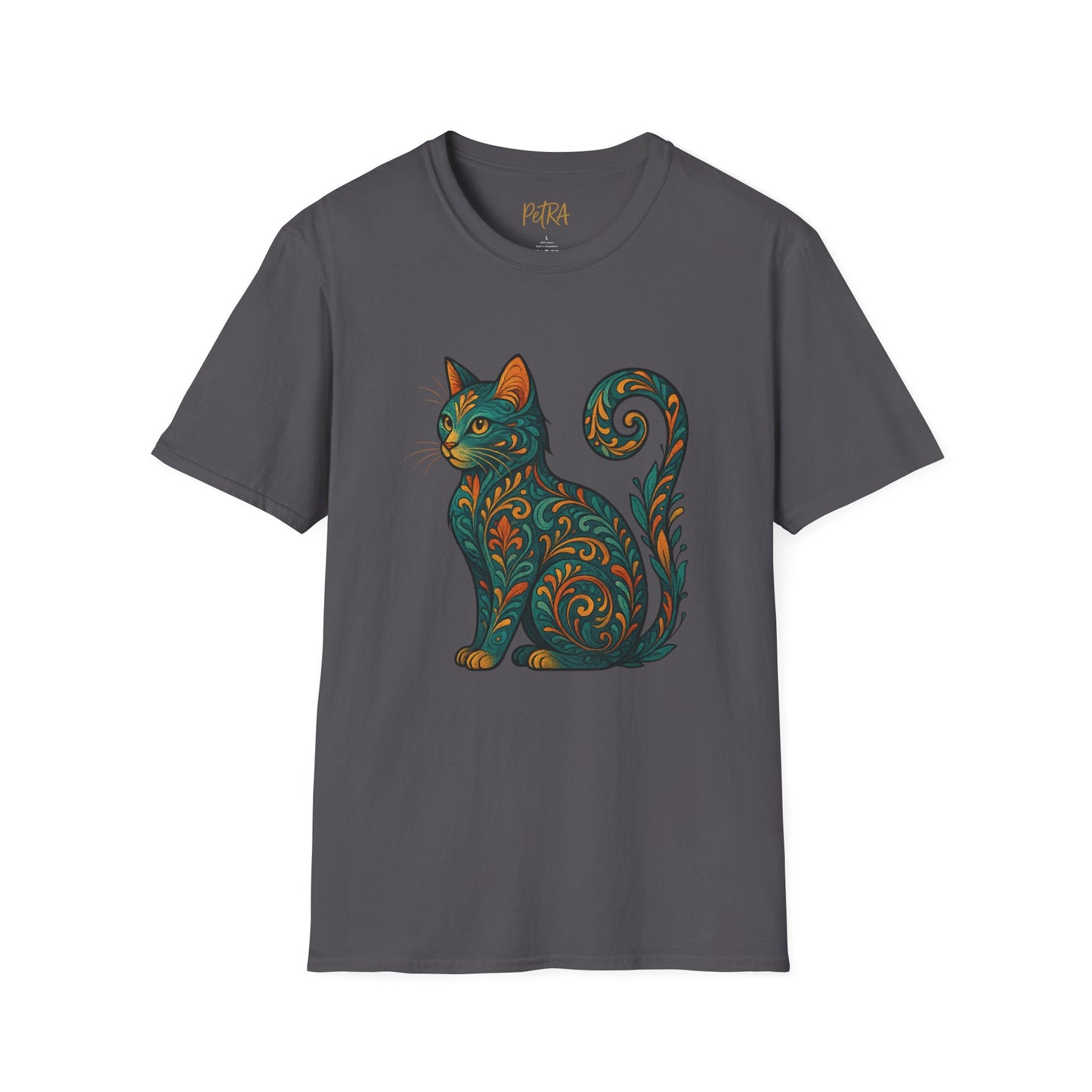 Cat Tee – Vintage Baroque Feline Design – Unisex Fit