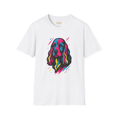 Cocker Spaniel T Shirt – Neo Pop Art Portrait – Unisex Fit