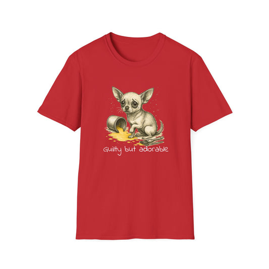 Chihuahua T Shirt – Spilled Paint Design – Unisex Fit