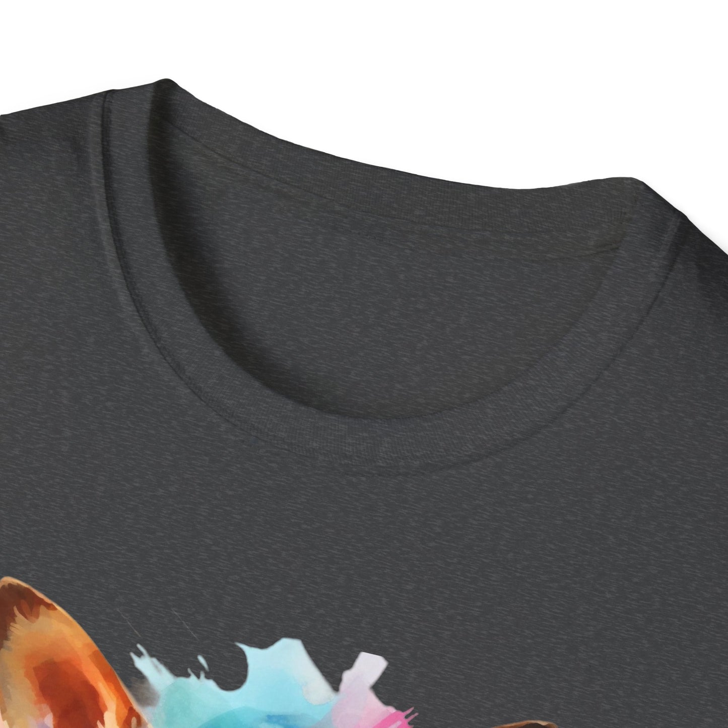 Chihuahua Tee – 'Chihuahua Mum' Watercolor Splash Design – Unisex Fit