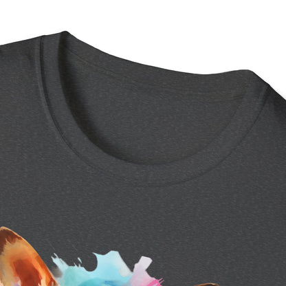 Chihuahua Tee – 'Chihuahua Mum' Watercolor Splash Design – Unisex Fit