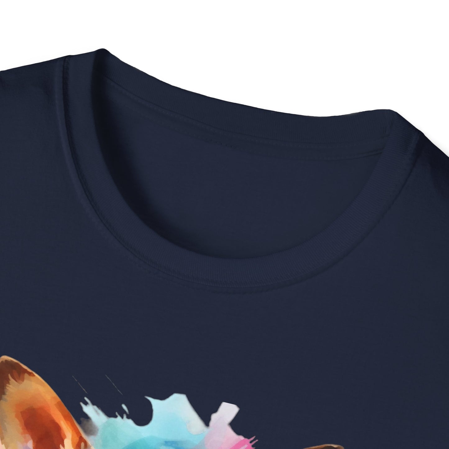 Chihuahua Tee – 'Chihuahua Mum' Watercolor Splash Design – Unisex Fit