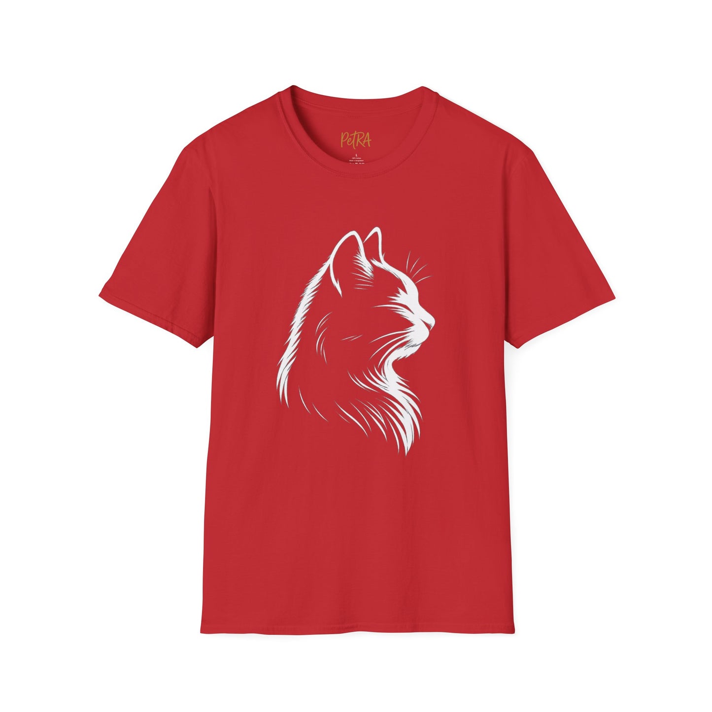 Cat Tee – Elegant Sketch Silhouette – Unisex Fit