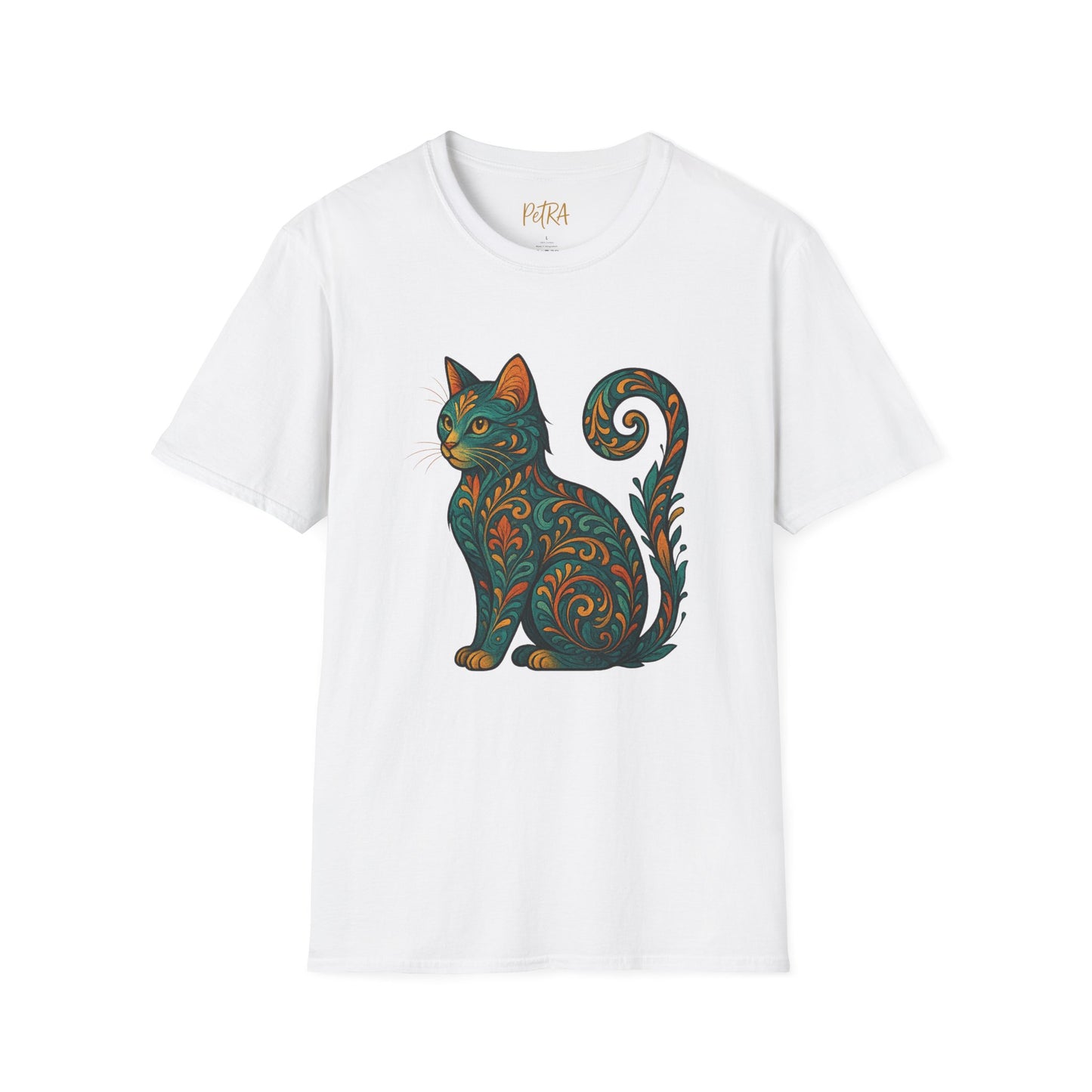 Cat Tee – Vintage Baroque Feline Design – Unisex Fit