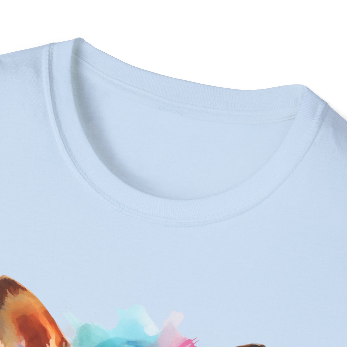 Chihuahua Tee – 'Chihuahua Mum' Watercolor Splash Design – Unisex Fit