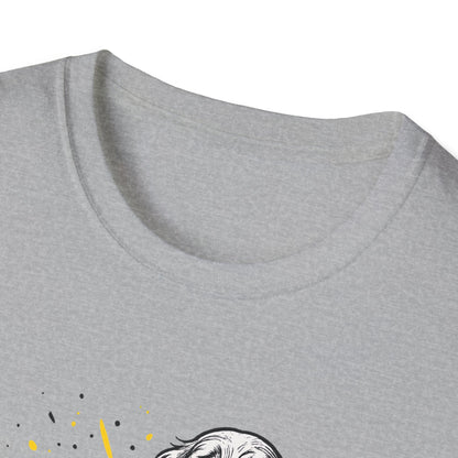 Cocker Spaniel Tee – Spilled Paint Design – Unisex Fit