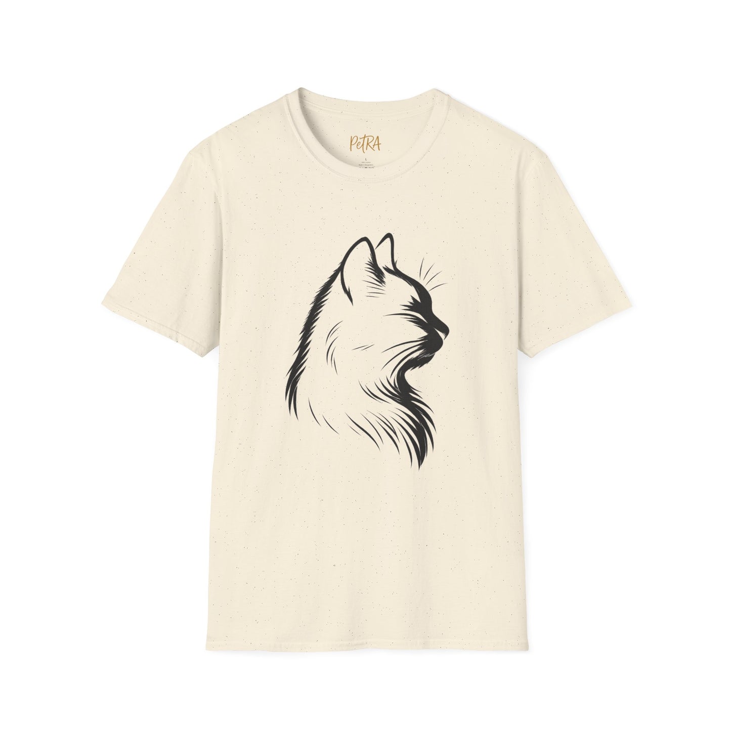 Cat Tee – Elegant Sketch Silhouette – Unisex Fit