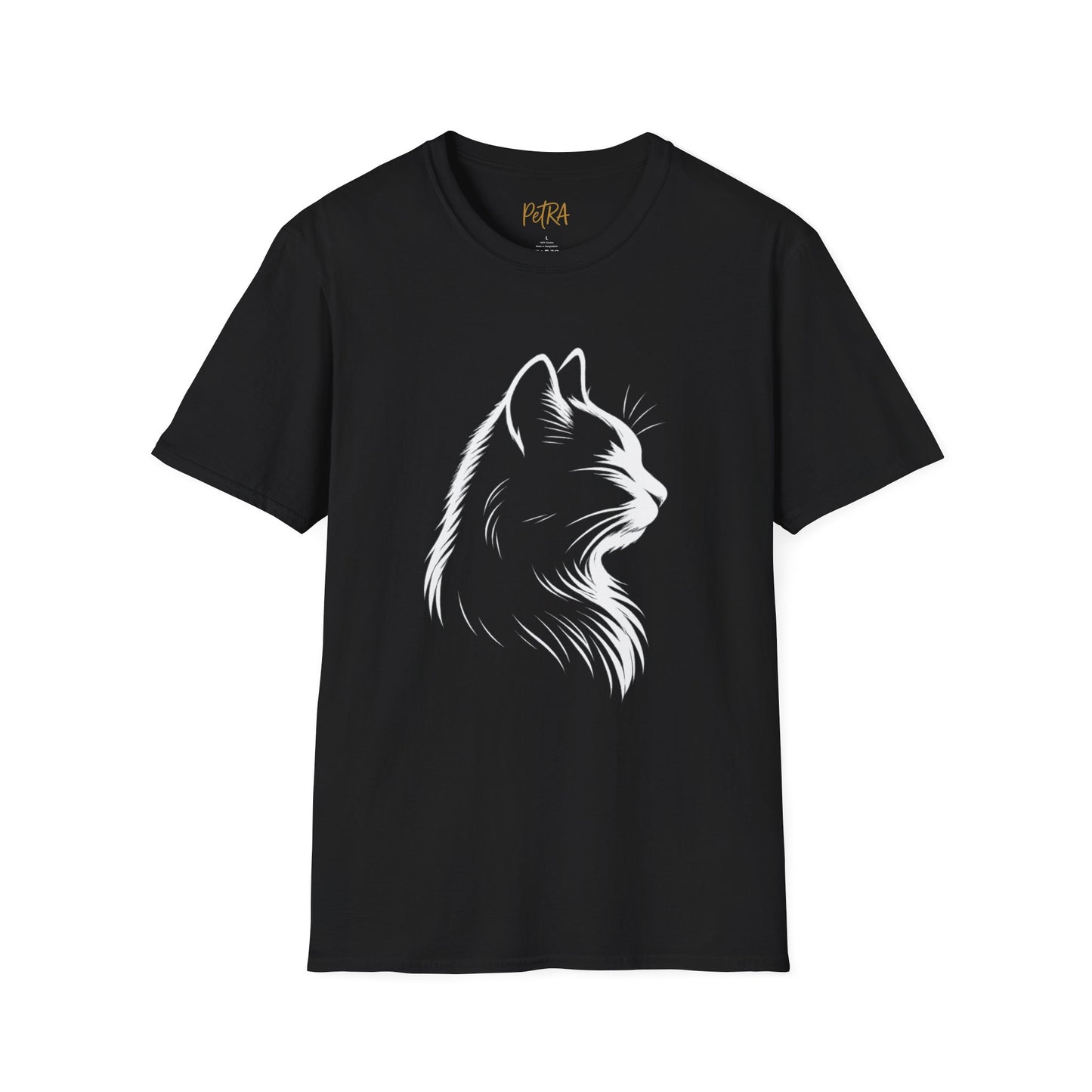 Cat Tee – Elegant Sketch Silhouette – Unisex Fit