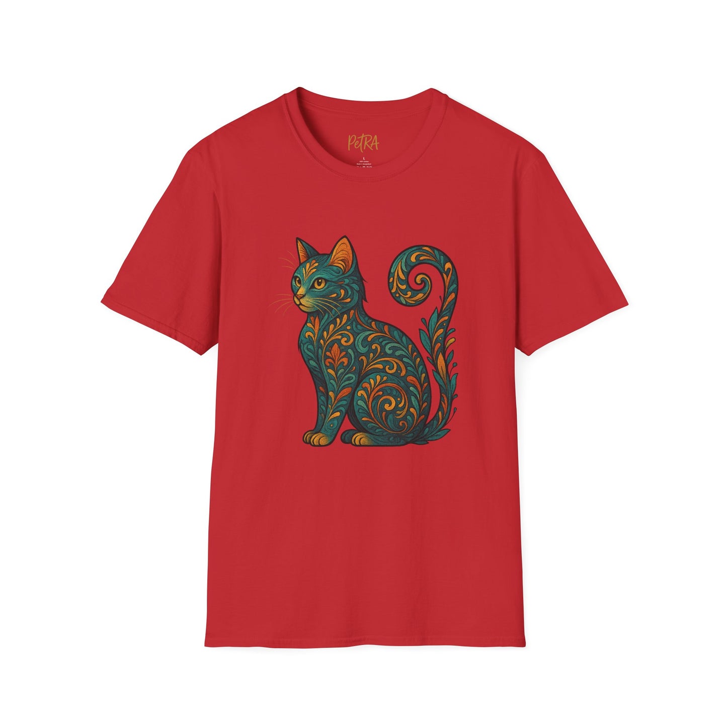 Cat Tee – Vintage Baroque Feline Design – Unisex Fit